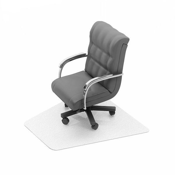 Floortex Ultimat Polycarbonate Corner Workstation Chair Mat for Hard Floor - 48" x 60" - FR1215019TR