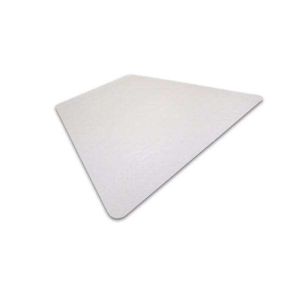 Floortex Ultimat Polycarbonate Corner Workstation Chair Mat for Hard Floor - 48" x 60" - FR1215019TR
