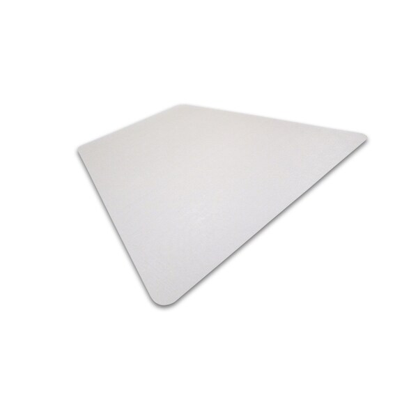Floortex Ultimat Polycarbonate Corner Workstation Chair Mat for Hard Floor - 48" x 60" - FR1215019TR