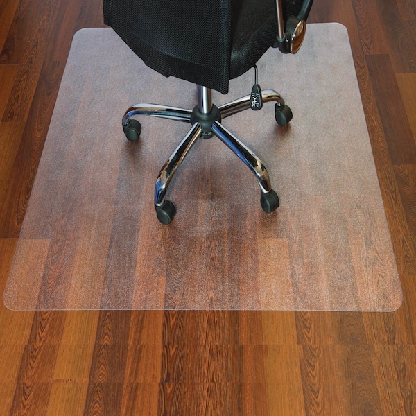 Floortex Cleartex Ultimat Polycarbonate Chair Mat for Hard Floors, 48x60, Clear - ER1215219ER