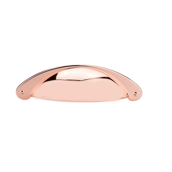 Richelieu 3 in (76.2 mm) Center-to-Center Polished Copper Traditional Drawer Pull - BP82333191