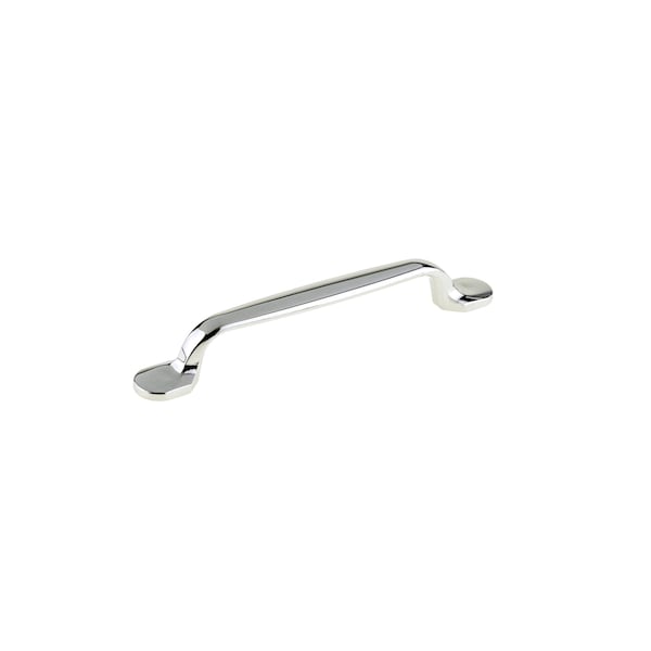 Richelieu 5 1/16 in (128 mm) Center-to-Center Chrome Traditional Drawer Pull - BP23775128140