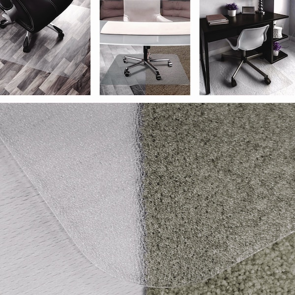 Floortex Unomat Anti-Slip Chair Mat for Hard Floors/Flat Pile Carpets, 60 x 48 - EC1215020ERA