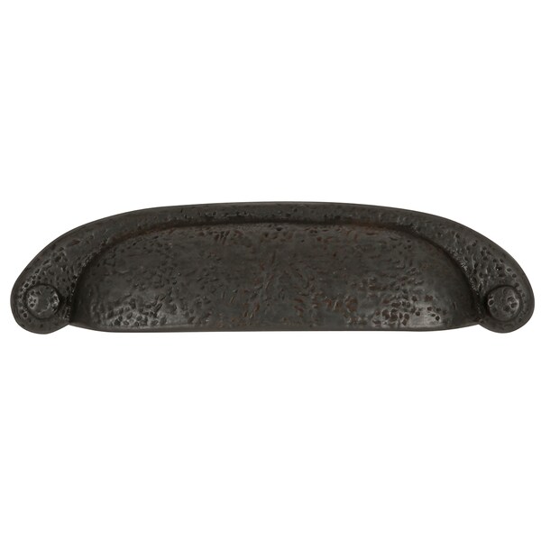 Hickory Hardware Cup Pull 3 Inch & 3-3/4 Inch (96mm) Center to Center - P3004-BI