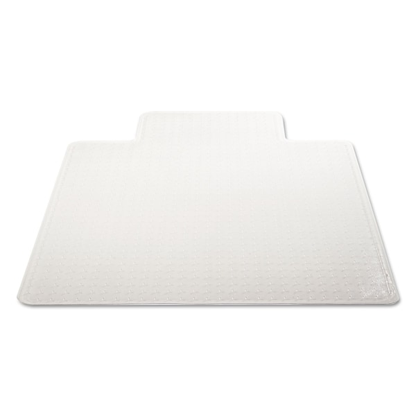 Deflecto Chair Mat 36"x48", Traditional Lip Shape, Clear, for Carpet - CM13113