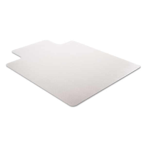 Deflecto Chair Mat 36"x48", Traditional Lip Shape, Clear, for Carpet - CM13113
