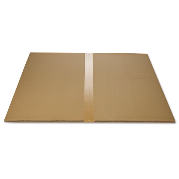 Deflecto Chair Mat 36"x48", Traditional Lip Shape, Clear, for Hard Floor - CM21112