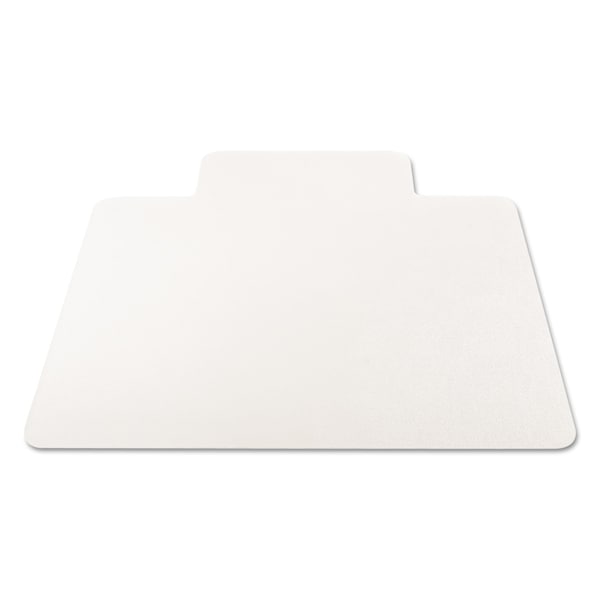 Deflecto Chair Mat 36"x48", Traditional Lip Shape, Clear, for Hard Floor - CM21112