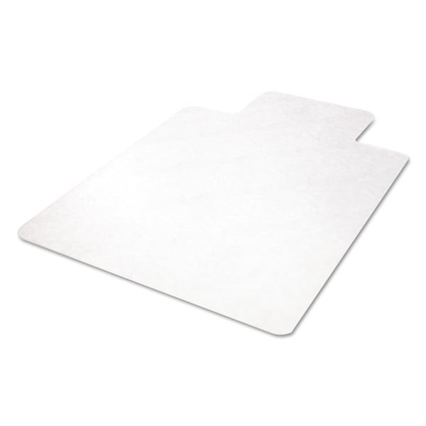 Deflecto Chair Mat 36"x48", Traditional Lip Shape, Clear, for Hard Floor - CM21112