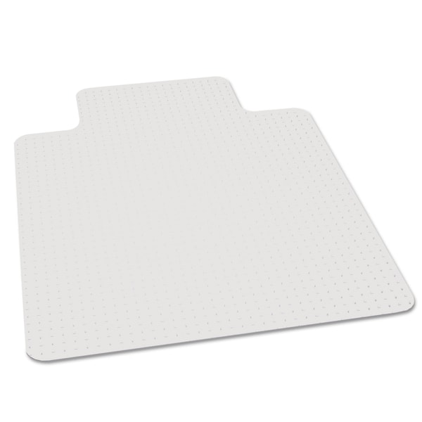 Es Robbins Chair Mat 36"x48", Traditional Lip Shape, Clear, for Carpet, Thickness: 1/4" - 120023