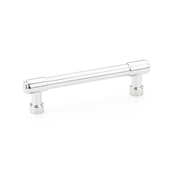 Patioplus 4 in. Jasper Center To Center Bar Cabinet Pull, Polished Chrome - PA3841174
