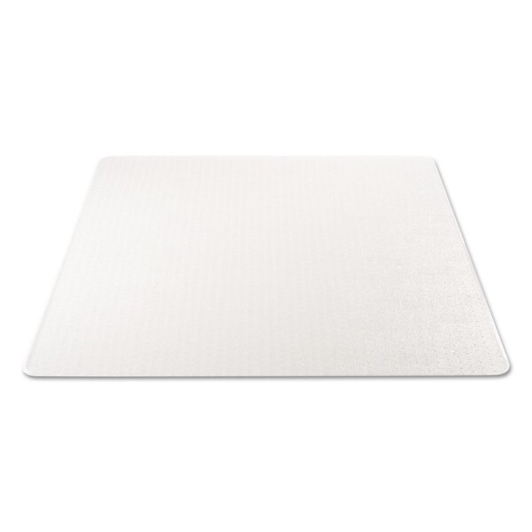 Deflecto DuraMat Moderate Use Chair Mat, Low Pile Carpet, Flat, 46 x 60, Rectangle, Clear - CM13443F