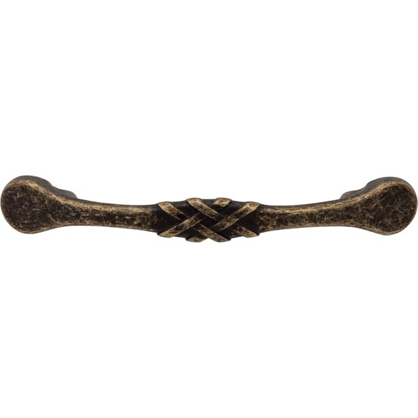 Designperfect 3-3/4'' Center-to-Center Arch Pull, Weathered Brass - DPA-L663WB