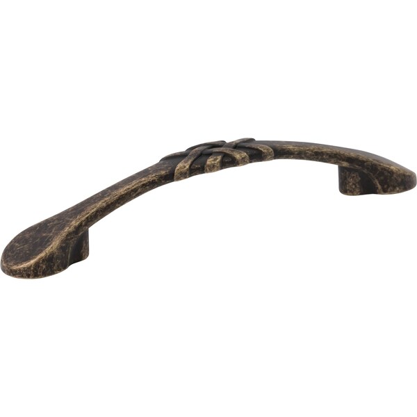 Designperfect 3-3/4'' Center-to-Center Arch Pull, Weathered Brass - DPA-L663WB