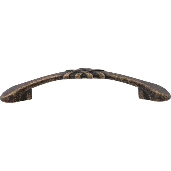 Designperfect 3-3/4'' Center-to-Center Arch Pull, Weathered Brass - DPA-L663WB