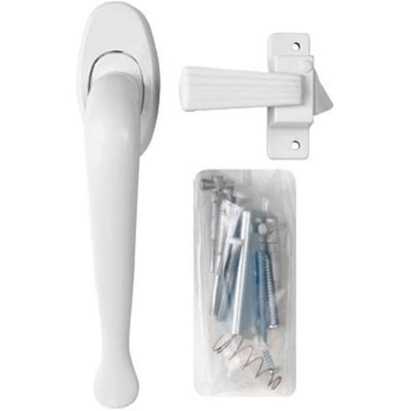 Book Publishing Co VIL333WH White Finish Villa Pull Handle Latch - GR137094