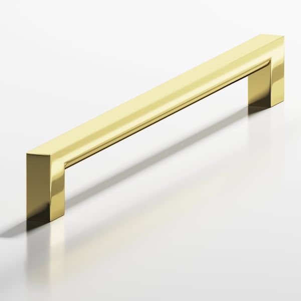 Colonial Bronze 745 Series 4in Center to Center Cabinet Pull Polished Brass Finish - 74543
