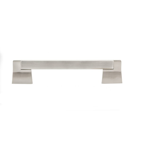 Richelieu 6-5/16 in. (160 mm) Center-to-Center Brushed Nickel Contemporary Drawer Pull - BP8727160195