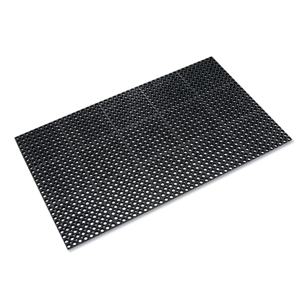 Crown Matting Technologies Floor Mat, Black, 36" W, 60" L - CRO WSTF35 BLA