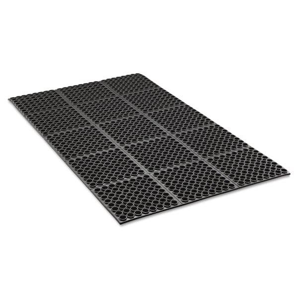 Crown Matting Technologies Floor Mat, Black, 36" W, 60" L - CRO WSTF35 BLA