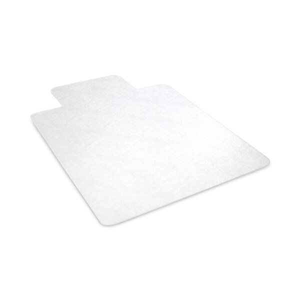 Deflecto All Day Use Chair Mat for Hard Floors, Lip, 46 x 60, Low Pile, Clear - CM2E432F