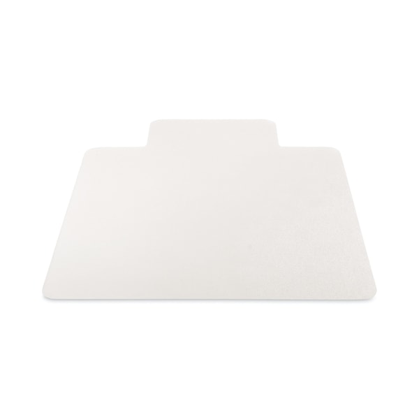 Deflecto All Day Use Chair Mat for Hard Floors, Lip, 46 x 60, Low Pile, Clear - CM2E432F