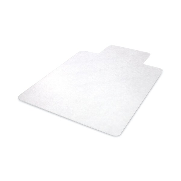 Deflecto All Day Use Chair Mat for Hard Floors, Lip, 46 x 60, Low Pile, Clear - CM2E432F