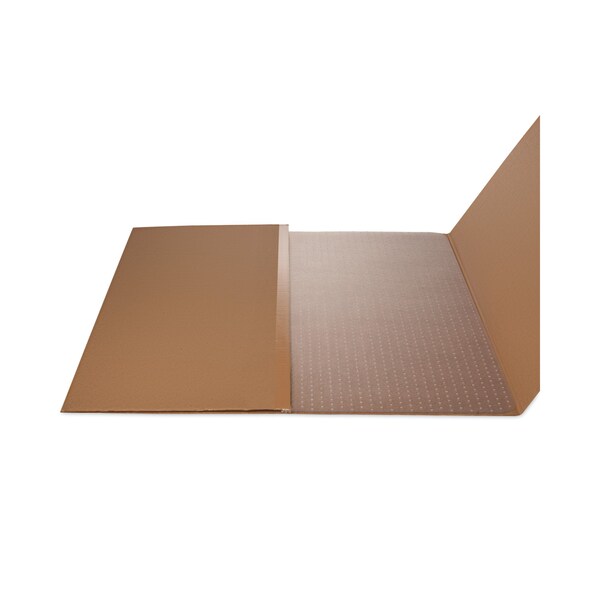 Deflecto Frequent Use Chair Mat, Med Pile Carpet, 36 x 48, Rectangular, Clear - CM14142