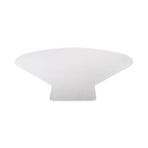 Deflecto Frequent Use Chair Mat, Medium Pile Carpet, 60 x 66, L-Shape, Clear - CM14002K