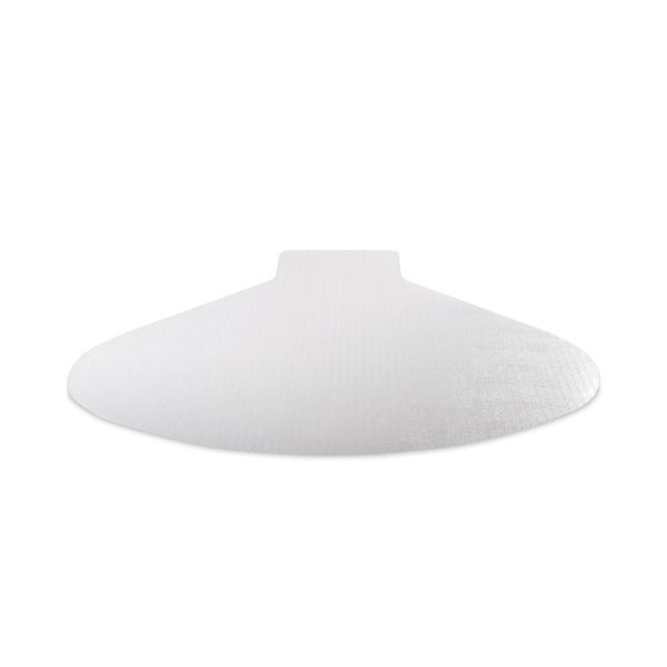 Deflecto Frequent Use Chair Mat, Medium Pile Carpet, 60 x 66, L-Shape, Clear - CM14002K