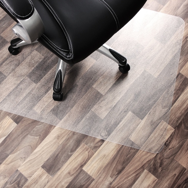 Floortex Cleartex Unomat Anti-Slip Rectangular PC Chair Mat Hard Floors and Carpet Tiles, 35x47 in. - NRCMFLPD0003