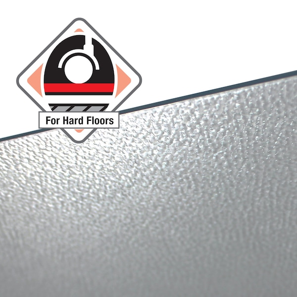 Floortex Cleartex Recycled Rectangular Chair Mat with Anti-Slip Backing For Hard Floors - 30" x 48" - FCECO3048AEP