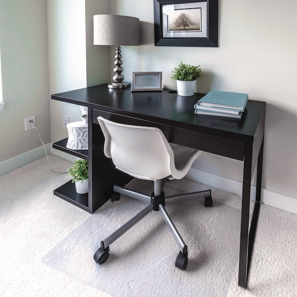 Floortex Ultimat Polycarbonate Chair Mat, Low/Medium Pile Carpet, 35x47, Clear - EC118923ER