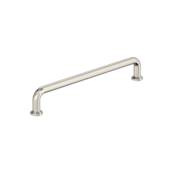 Amerock Factor 6-5/16 inch 160mm Center-to-Center Satin Nickel Cabinet Pull - BP37381G10