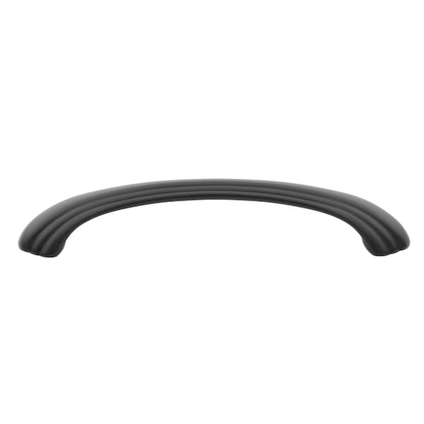 Gliderite Hardware 4-9/16 in. Center to Center Matte Black Classic Cabinet Pull - 4048-MB, 5PK - 4048-MB-5