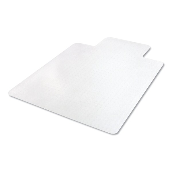 Deflecto Occasional Use Chair Mat, Low Pile Carpet, Roll, 36x48, Lipped, Clear - CM11112COM