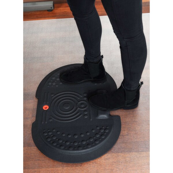 Floortex AFS-TEX 4000X Black Active Anti-Fatigue Mat 20" x 30" - FCA42030XBK