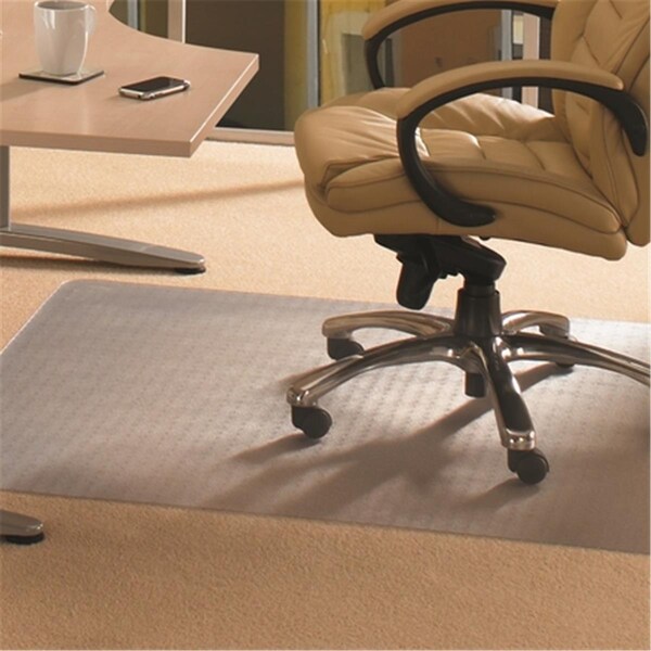 Doortex Ecotex 100 Percentage Post Consumer Recycled Rectangular Anti-Slip Chair Mat For Hard Floors 48 X 51 In. - ECO4851AEP
