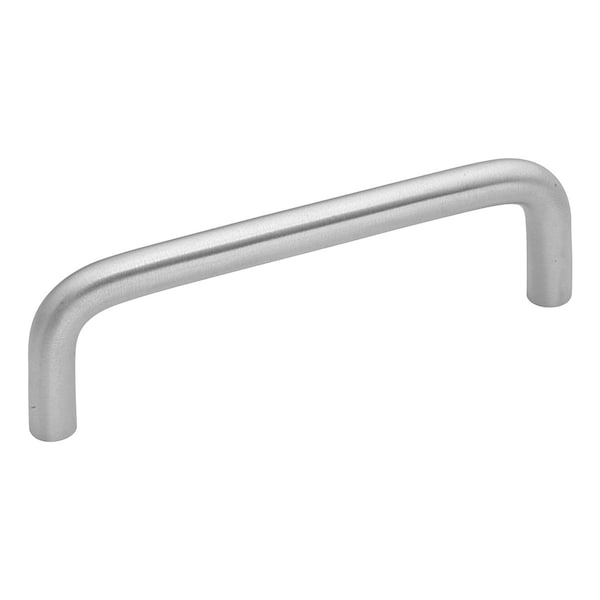 Hickory Hardware Wire Pulls Collection Pull 3-1/2 Inch Center to Center Satin Chrome Finish - PW354-26D