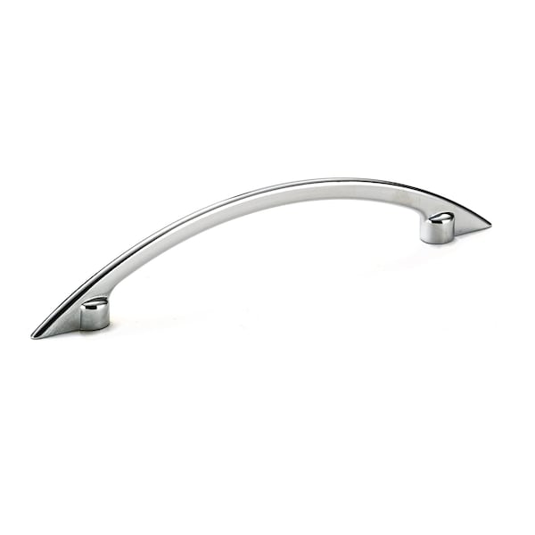 Richelieu 3-3/4 in. (96 mm) Center-to-Center Chrome Contemporary Drawer Pull - BP30843140
