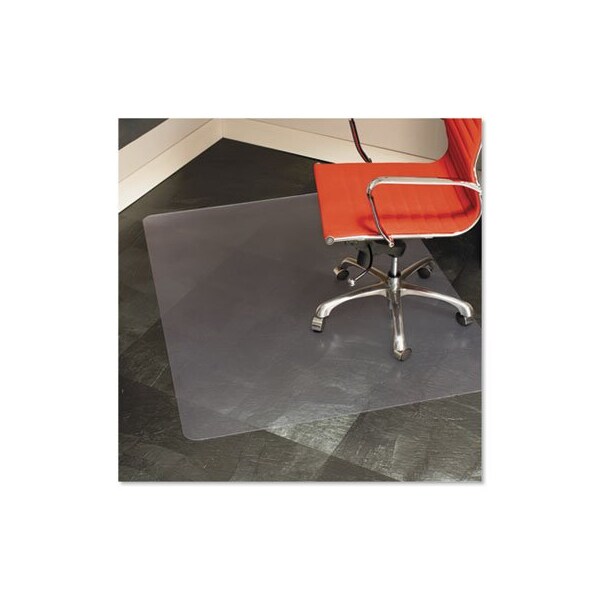 E.S. Robbins ESRobbins, MULTI-TASK SERIES CHAIR MAT FOR HARD FLOORS, HEAVIER USE, 46 X 60, CLEAR - 132321