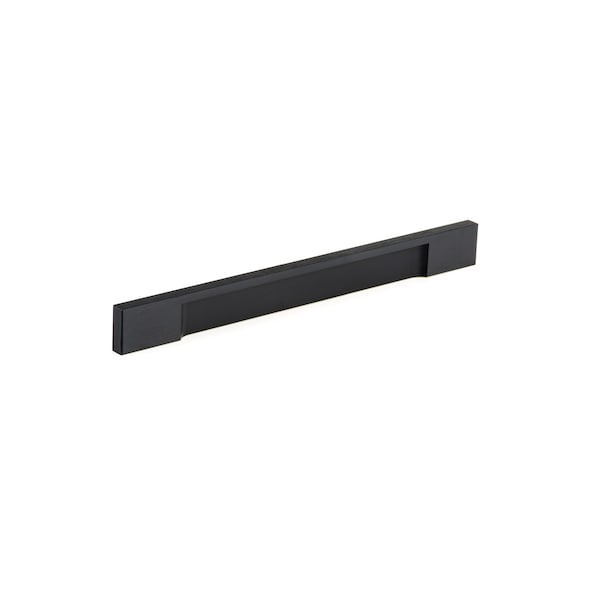 Richelieu 7 9/16 in (192 mm) Center-to-Center Brushed Black Contemporary Drawer Pull - BP13101192990