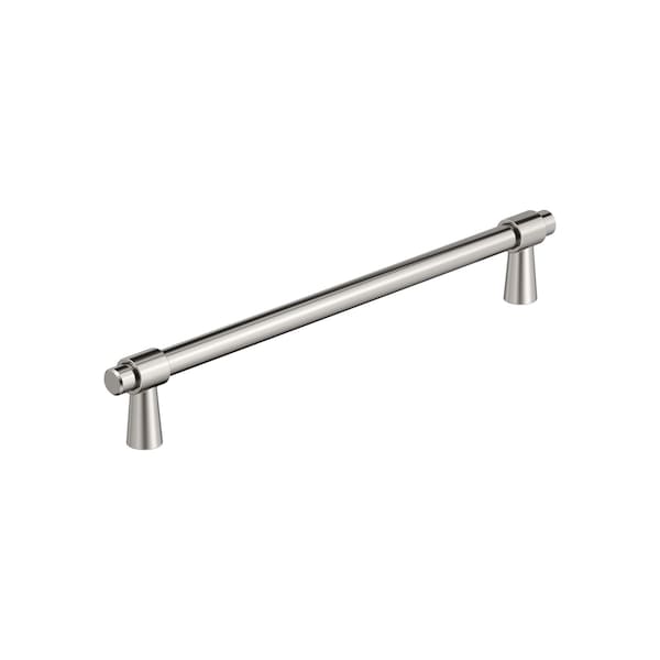Amerock Destine 7-9/16 inch 192mm Center-to-Center Polished Nickel Cabinet Pull - BP36901PN