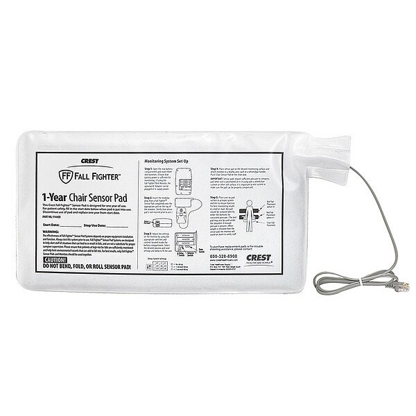 Crest Healthcare Fall Fighter Chair Sensor Pad, 10 units - 114645