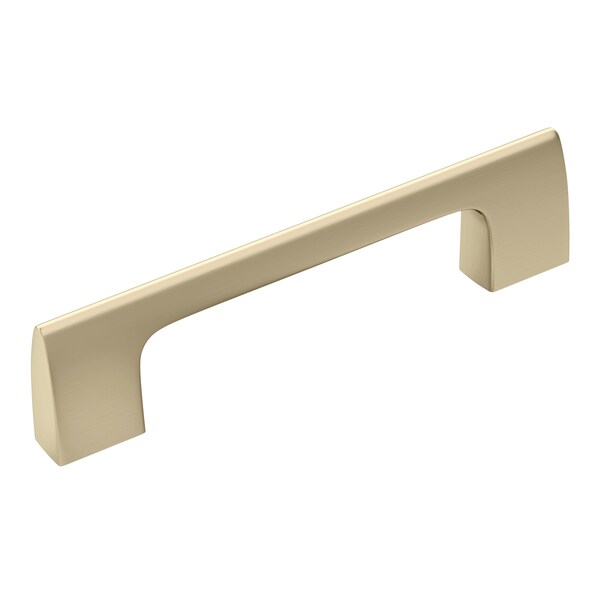 Amerock Riva 3-3/4 in 96 mm Center-to-Center Golden Champagne Cabinet Pull - BP55365BBZ