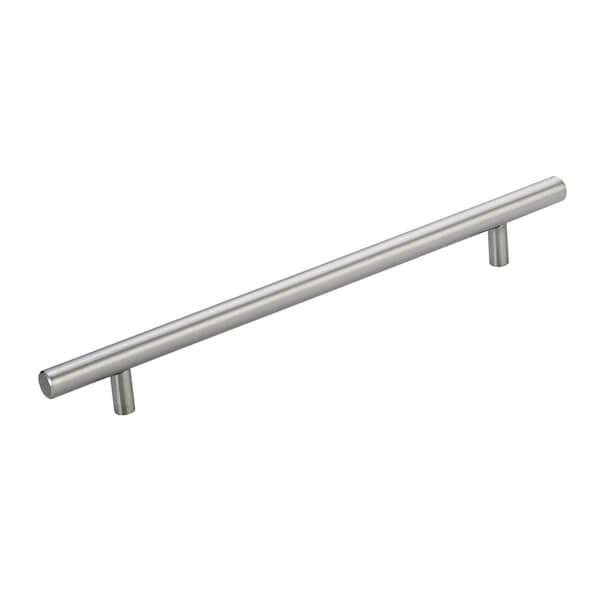 Richelieu 8-5/8 in. (219 mm) Center-to-Center Antibacterial, Stainless Steel Contemporary Drawer Pull - BP3487219170AB