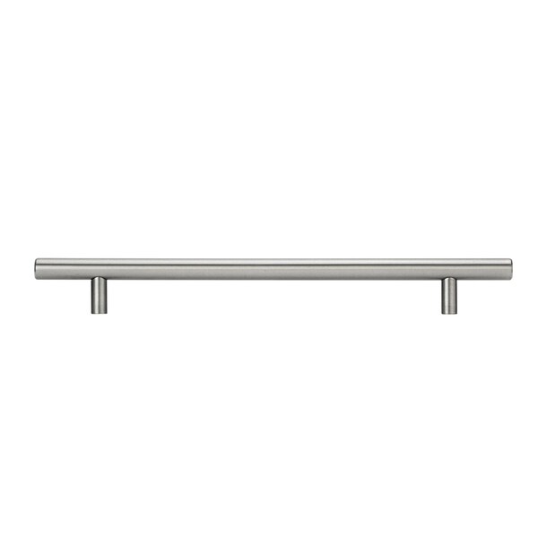 Richelieu 8-5/8 in. (219 mm) Center-to-Center Antibacterial, Stainless Steel Contemporary Drawer Pull - BP3487219170AB