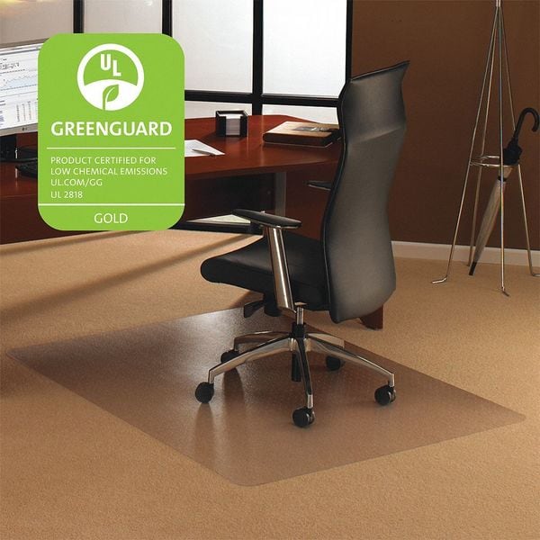Floortex Ultimat Polycarbonate Rectangular Chair Mat for Carpets up to 1/2" - 35" x 47" - FC118923ER