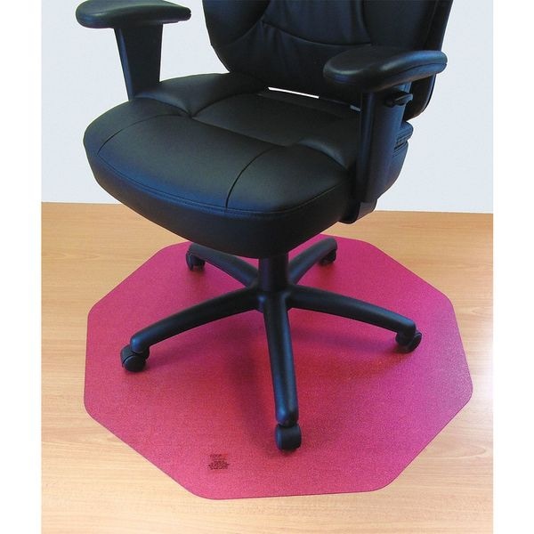 Floortex 9Mat Polycarbonate 9-Sided Pink Gaming Chair Mat for Hard Floors - 38" x 39" - FC121001009RC