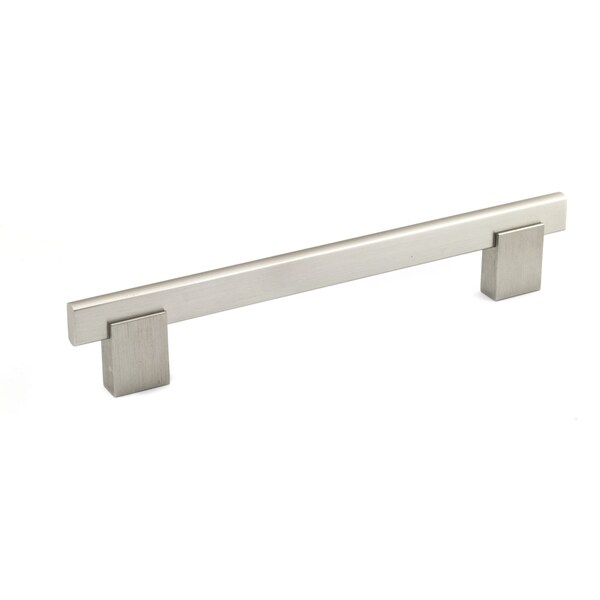 Richelieu 6-5/16 in. (160 mm) Center-to-Center Brushed Nickel Contemporary Drawer Pull - BP905160195